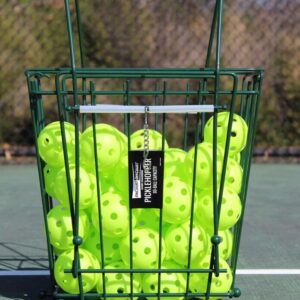 tourna ballport tennis ball hopper holds 80 balls durable and lightweight