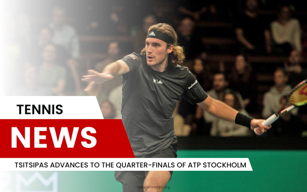 Tsitsipas Advances to the QuarterFinals of ATP Stockholm